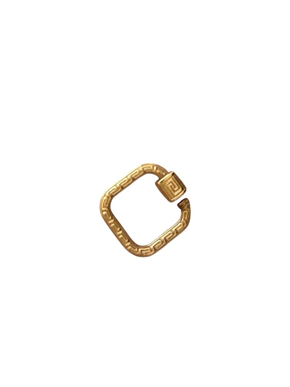 Marla Aaron Baby Meander Lock 14k Yellow Gold - Picture 4 of 5